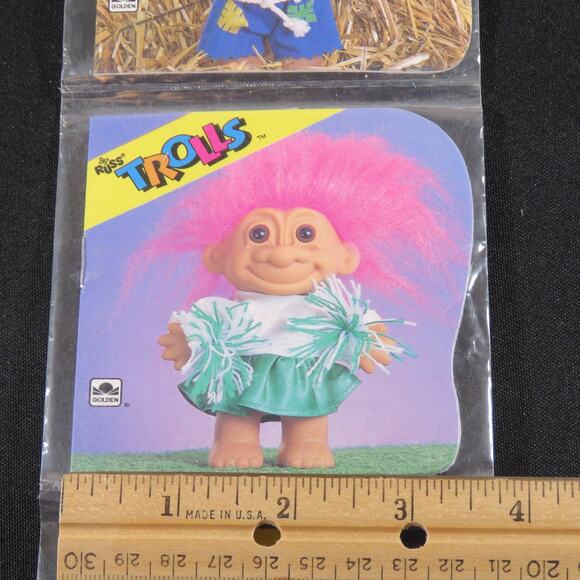 Vintage 1992 Trolls Mini Fun Books Set - Golden Books - Collectible Activity Set - Picture 7 of 16